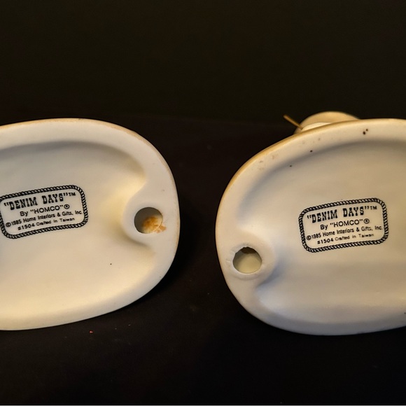 Denim Days Figurine #1504 After Chores By Homco 1985 Home Interiors - Picture 5 of 10